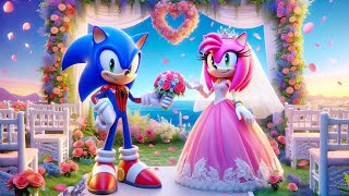 SONIC SPIDERMAN Falls In Love With AMY  Love Story  Sonic The Hedgehog 3 Animation [upl. by Moon]