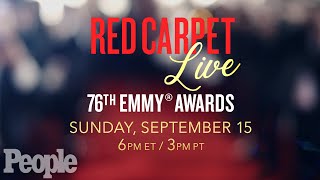 LIVE at The 76th Emmy Awards Red Carpet  PEOPLE [upl. by Macnair914]