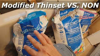 Modified Thinset vs Unmodified Thinset Explained How to Choose Best Mortar for Tiles [upl. by Izabel]