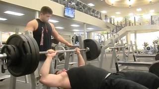 Bench Press  355 LBS  1 REP [upl. by Eet541]