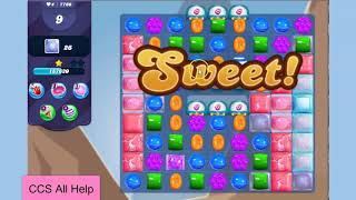 Candy Crush Saga Level 7760 NO BOOSTERS Cookie [upl. by Suckram840]