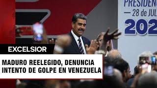 Declaran a Nicolás Maduro presidente electo de Venezuela acusa intento de golpe [upl. by Egiarc]