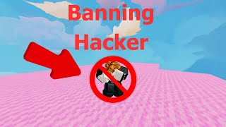 Banning Cheaters In Roblox Bedwars [upl. by Wappes]