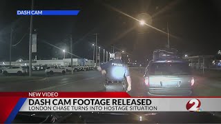 Ohio police chase turns into hostage situation [upl. by Vokaay577]