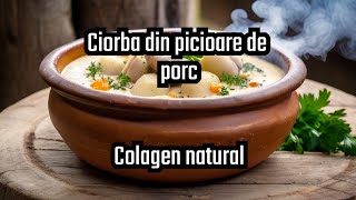 Ciorba din picioare de porc cu smantana si cartofi colagen natural pentru organism [upl. by Free]