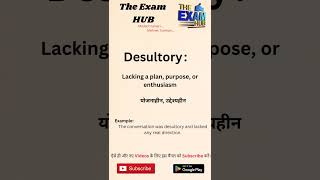 Desultory Meaning in Hindi  Desultory ka matlab kya hota hai  Synonyms Antonyms Examples  Vocab [upl. by Notrem]