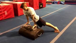 Pommel Horse Circle Drill with Sliders [upl. by Anirbes]