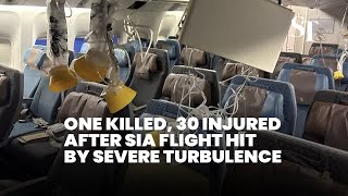 One killed 30 injured after SIA flight hit by severe turbulence [upl. by Legin]