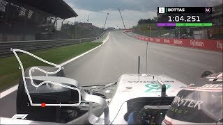 Valtteri Bottas Pole Lap Masterclass  2017 Austrian Grand Prix [upl. by Htabazile]