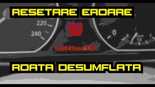 Resetare eroare roata desumflatacaciuc lasat bmw e87 e90 e60 [upl. by Kolva]