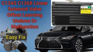 How to clear C1345 Toyota Lexus  C1345 Code ko Fix kaise kare Bhot easy Solution [upl. by Marlane]