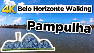 🚶🏼Belo Horizonte Pampulha Walking Tour 2020 4k Ultra HD 60fps [upl. by Wulfe783]