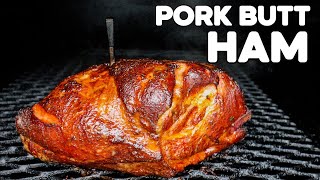 Easy Homemade Smoked Ham Recipe Using Pork Butt [upl. by Nosiram895]