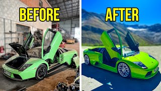 FULL BUILD  REBUILDING AN ABANDONED LAMBORGHINI MURCIELAGO [upl. by Yarw]