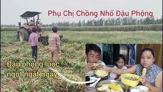 Chị Chồng Cho Bắp Đậu Phộng Mang Về Luộc Ngon Quá Chừng [upl. by Grati297]