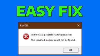 How To Fix RunDLL There Was a Problem Starting in Windows [upl. by Mahseh632]