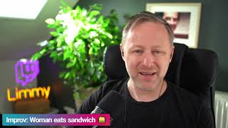 Limmy Improv Woman Eats Sandwich 20230911 [upl. by Amarette]