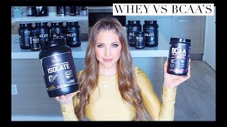 WHEY PROTEIN VS BCAA’s  DUDAS FRECUENTES [upl. by Wash]