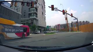 Driving from Ashburn VA to Reston Station Reston VA  4K  Time Lapse [upl. by Loring]