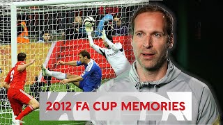 Petr Cech Revisits His Incredible Save Against Liverpool In The 2012 FA Cup  Emirates FA Cup [upl. by Sucramat]