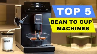 Top 5 Best Bean To Cup Coffee Machine 2024 Review Budget Coffee Machine With Grinder amp Milk Frother [upl. by Kassaraba]