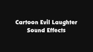 Cartoon Evil Laughter SFX [upl. by Yraunaj]