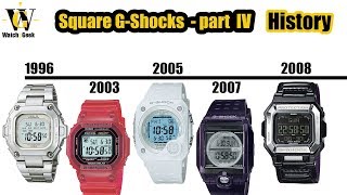 GShock History  Squares Part 2 [upl. by Clementine314]