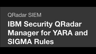 This is BIG Tool that translates YARA and Sigma into QRadar [upl. by Richardo]