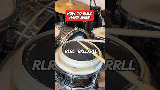 How to build HAND SPEED Secret to Faster Hands for Drummers drums drummer percussion [upl. by Nafri509]