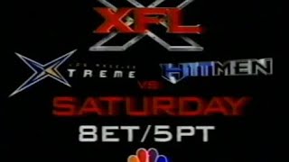 XFL on NBC promo 2001 [upl. by Leamsi]