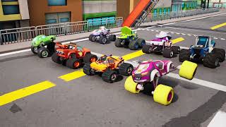 Blaze and the Monster Machines Axle City Racers [upl. by Nepsa]