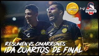 RESUMEN  DORADOS 10 CIMARRONES  IDA CUARTOS DE FINAL [upl. by Annovahs89]