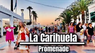 Promenade La Carihuela Summer 2022 Walk Tour Update Malaga Costa Del Sol [upl. by Silirama588]