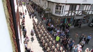 5 Scots marching into Canterbury Cathedral [upl. by Atews926]