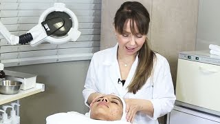 Skin Analysis And Facial Treatment For Hormonal Acne [upl. by Nitsir]