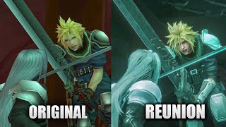 【4K】CLOUD VS SEPHIROTH CRISIS CORE REUNION vs ORIGINAL  FINAL FANTASY VII CRISIS CORE REUNION [upl. by Berte]