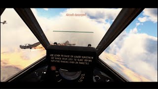 ULTIMO BULLET  War Thunder  VR Pimax Crystal Light MB5 v B17 formation [upl. by Benia]