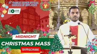 🎅👼🙏11 30 PM English Christmas Midnight Mass 🎅🎶 Basilica of Bom Jesus 👼🎺🎻🎼 24 December 2023 [upl. by Zhang]