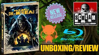 THE ISLAND OF DR MOREAU 1996 Scream Factory Collector’s Edition BluRay UnboxingReview [upl. by Jaf]