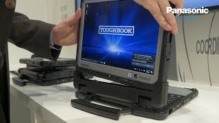 LiveMWC 2017  Jan Kaempfer introducing the Toughbook CF33 [upl. by Orlov]