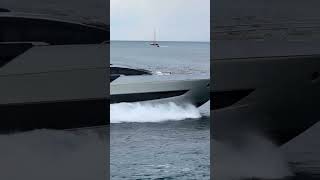 Riva 88 Folgore at full speed South Beach [upl. by On]