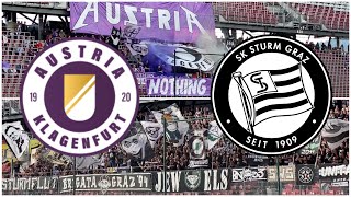 SK Austria Klagenfurt  SK Sturm Graz  Fanszene Klagenfurt  Auswärtssupport Sturm  110922 [upl. by Terb998]