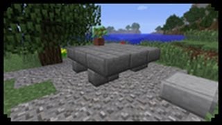 ✔ Minecraft How to make a garden table [upl. by Rocco]