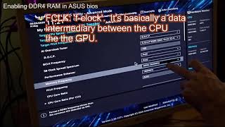 Enabling Memory in an ASUS bios enabling RAMDDR4 [upl. by Philine]