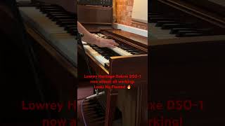 Lowrey Heritage Deluxe DSO1 after servicing by vintagekeysstudio [upl. by Yerocaj]