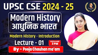 Modern History  Lecture  01  Pooja Chauhan ma’am  Vivekananda IAS [upl. by Habas368]