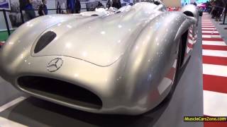 1954 Mercedes Benz Stromlinie W196 Juan Manuel Fangio Formula 1 Race Car  2014 Essen Motor Show [upl. by Dorcy620]