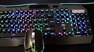 MAMBASNAKE 24G Rechargeable Wireless Gaming Keyboard and Mouse Set from UrChoiceLtd [upl. by Yesiad]