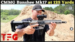 CMMG Banshee Mk17 at 125 Yards  TheFirearmGuy [upl. by Selym981]