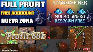 🏃 Tibia 3 🏃 Stonerefiners LV 30 Profit 60kh  Hidden Threats Quest  Tibia Fast Money [upl. by Ahsekin969]